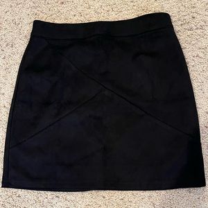 Black Suede Skirt-Large (Amazon)